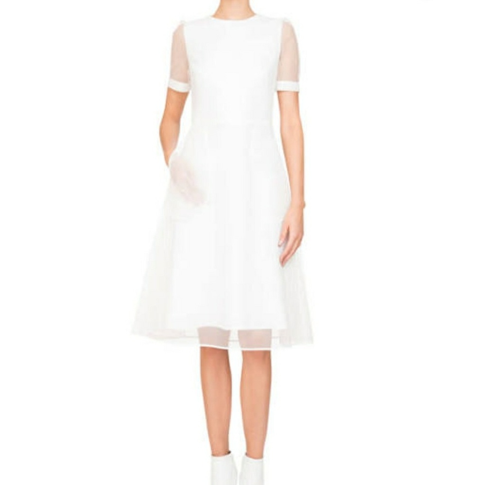 Givenchy white tulle dress